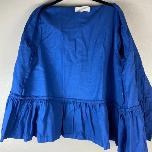 NWT! RALPH LAUREN 100% silk WB LAPIS SOPHIE BLOUSE BLUE! - Picture 3 of 4